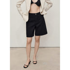 Bermuda Shorts Camilla - Black Denim