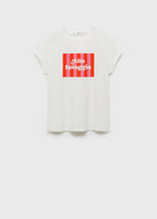 T-Shirt En Coton Imprimé