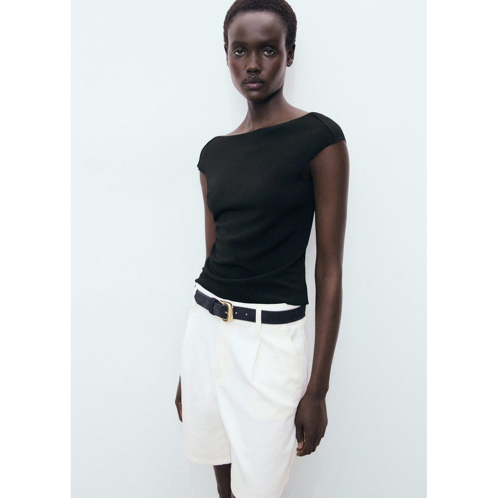 Top Backless - Black