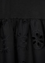 Robe Combinée Broderie Ajourée