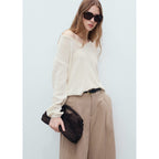 Pull-Over Maille Col En V
