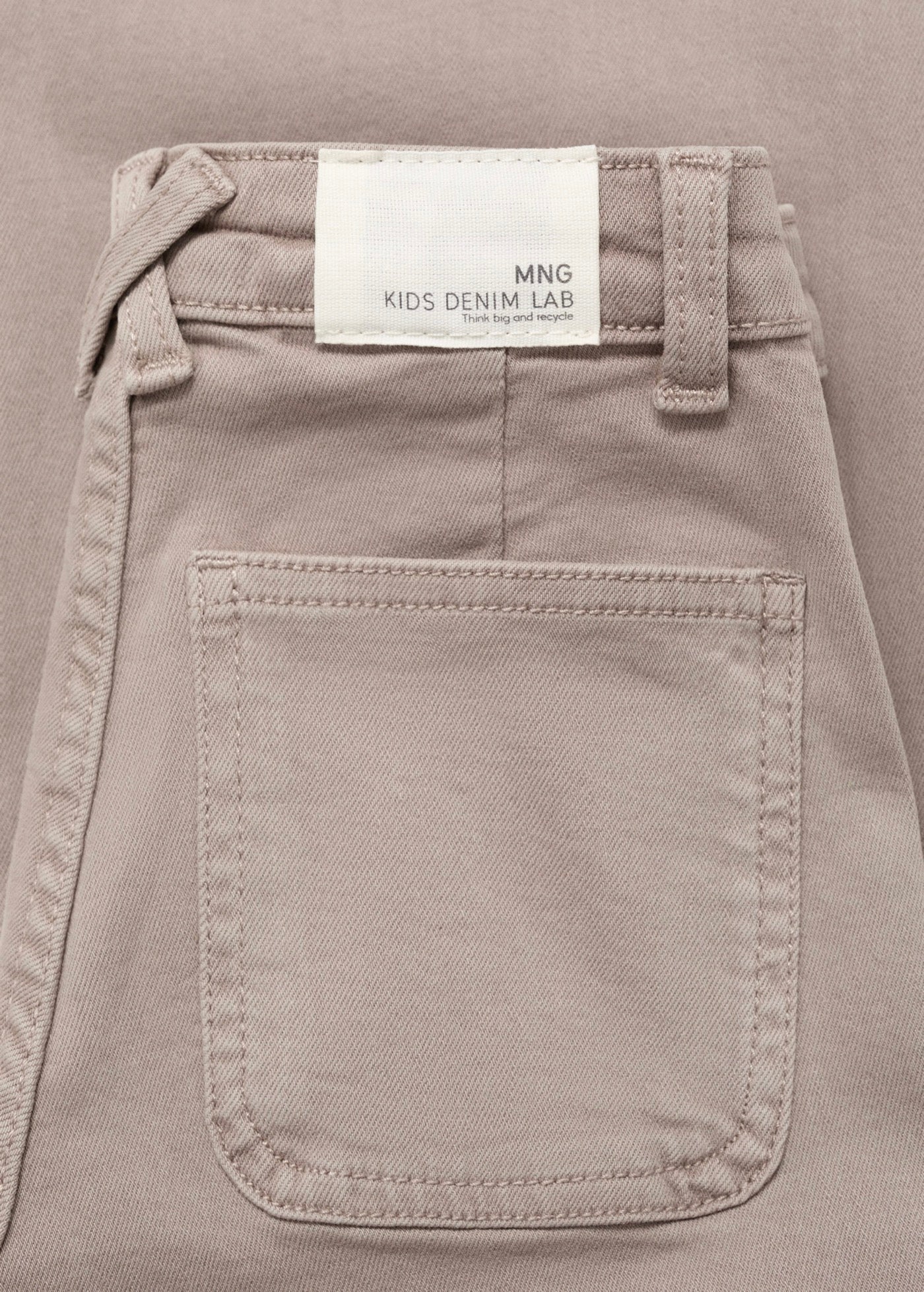 Jean Seamless Marron Moyen - Fille