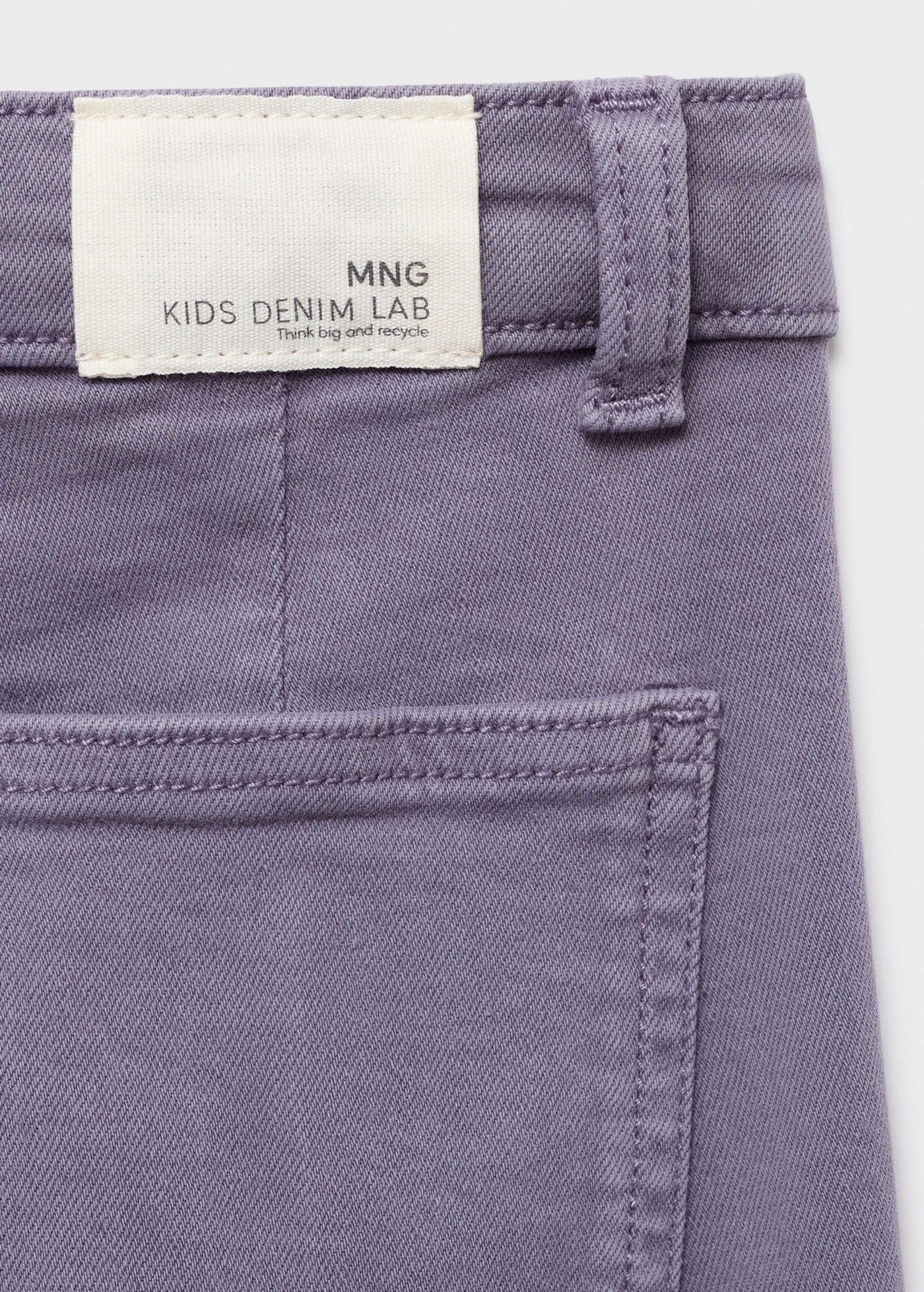 Jean Seamless Violet - Fille