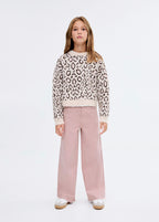 Jean Seamless Rose - Fille