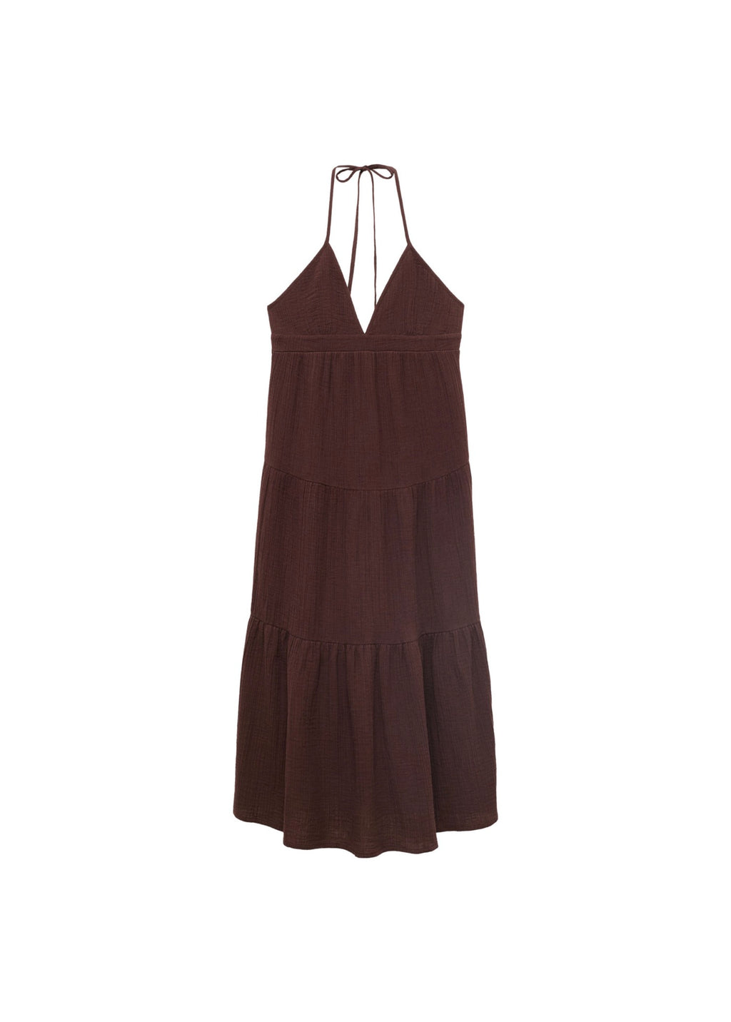 Robe Coton Décolleté En V