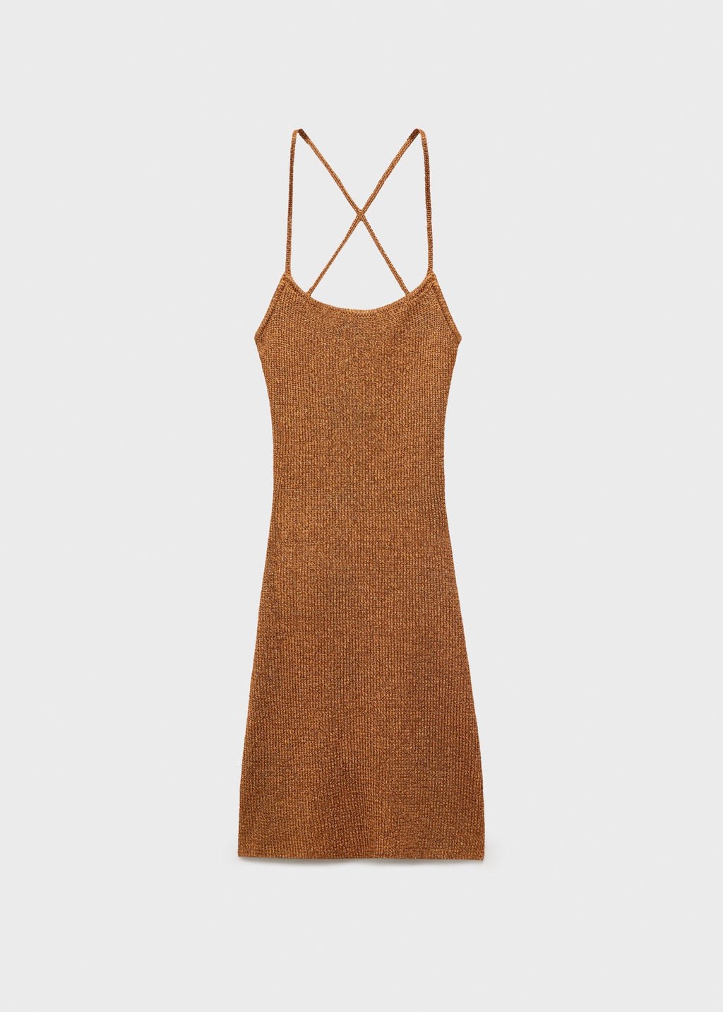 Robe Lurex Dos Croisé