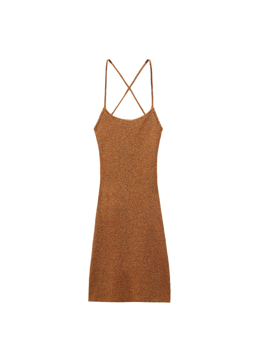 Robe Lurex Dos Croisé