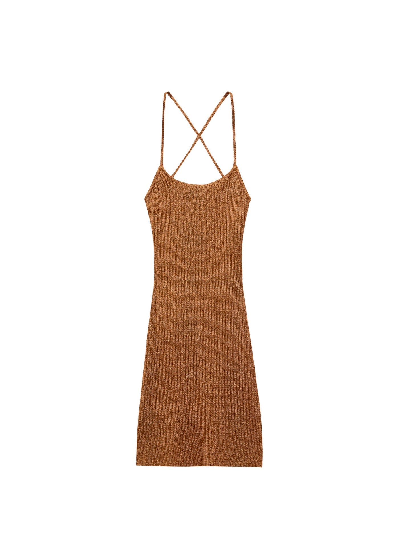 Robe Lurex Dos Croisé