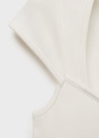 T-Shirt En Coton Décolleté Plongeant