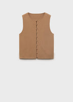 Gilet Maille Fine Boutons