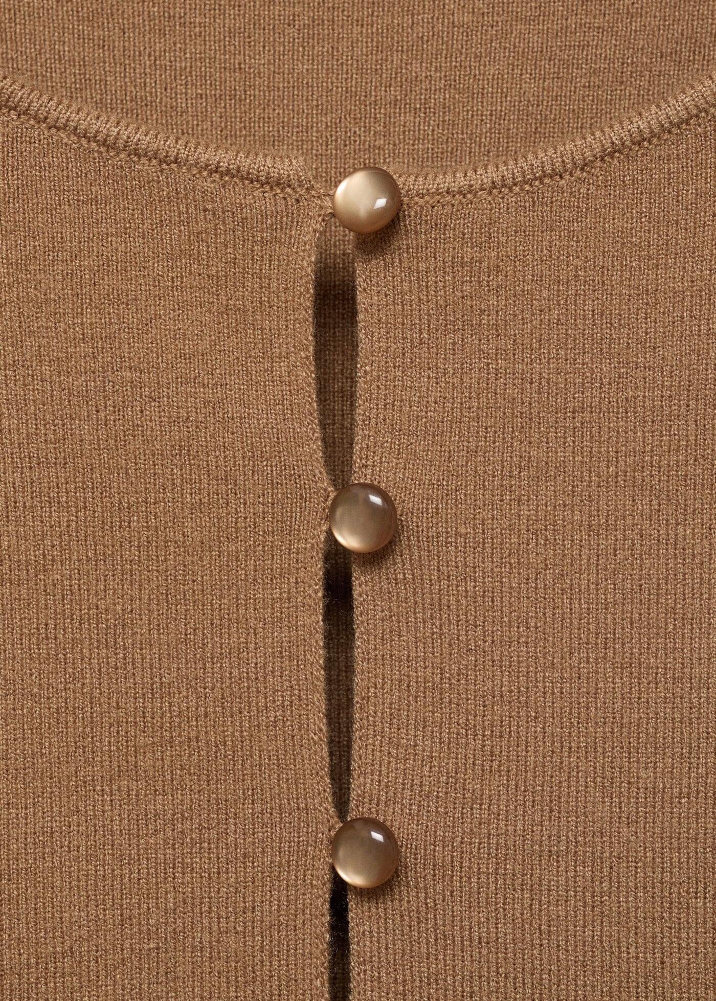 Gilet Maille Fine Boutons