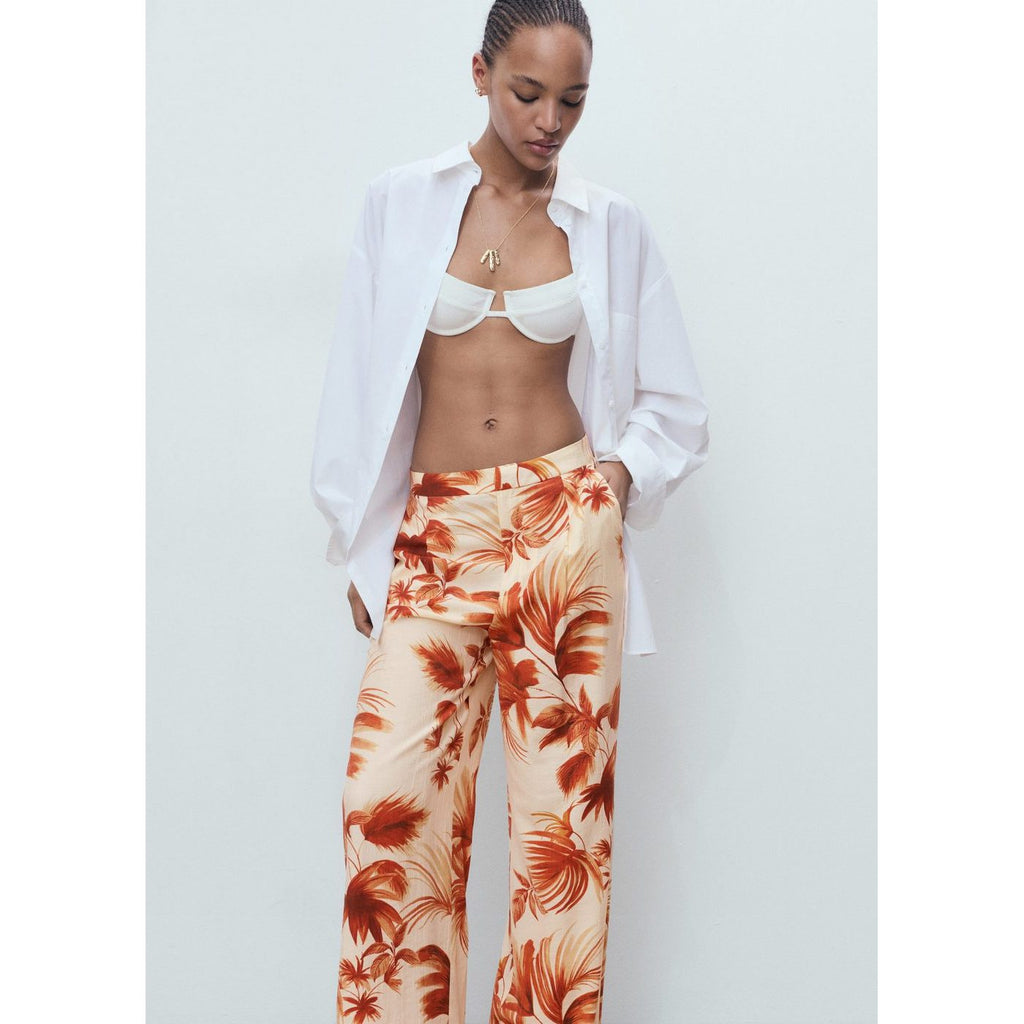 Trousers Palm - Off White