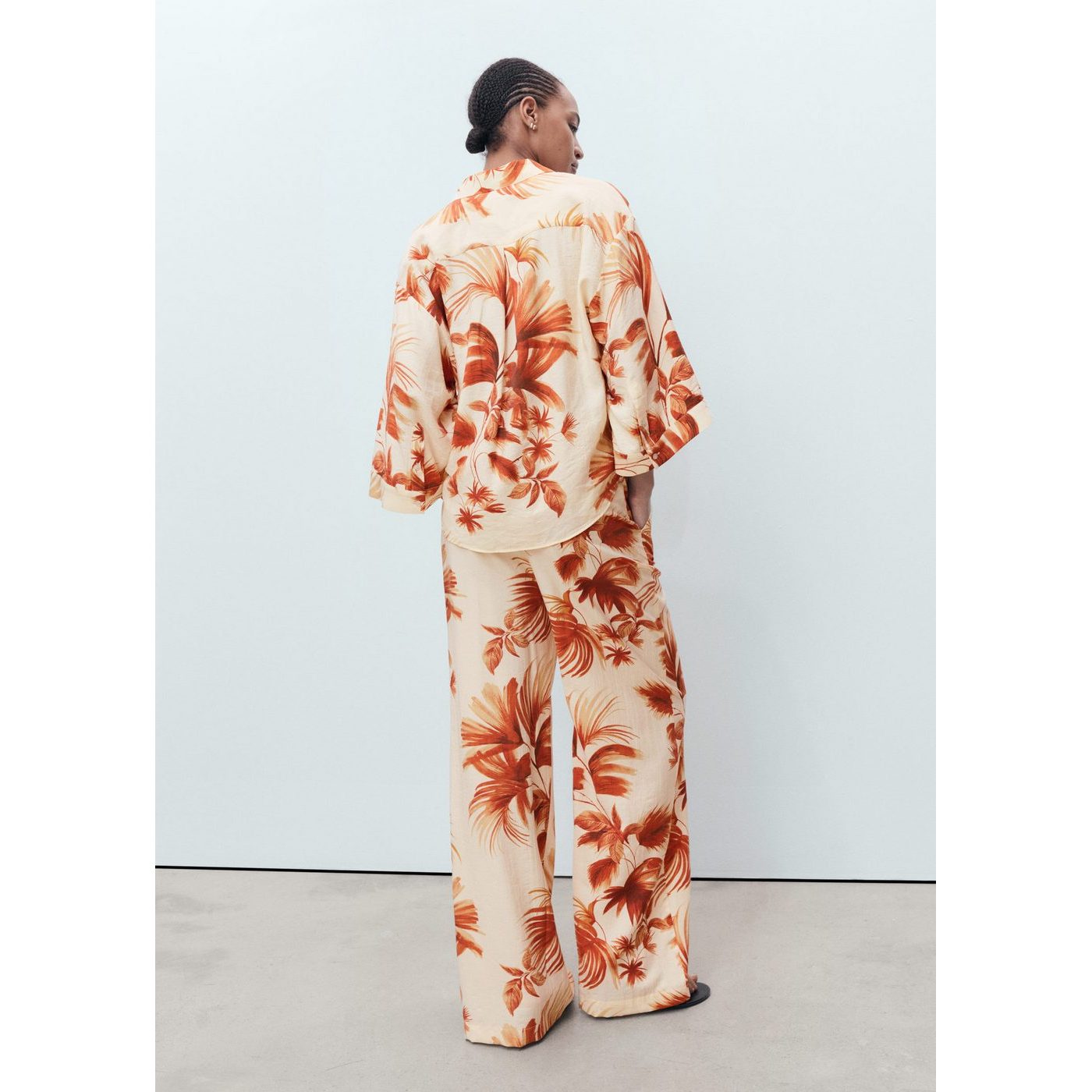 Trousers Palm - Off White