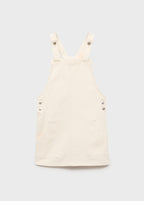 Vestido Camisero Harper Crudo - Niña