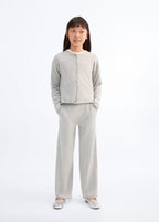 Pantalón Megan Gris Claro Jaspeado - Niña