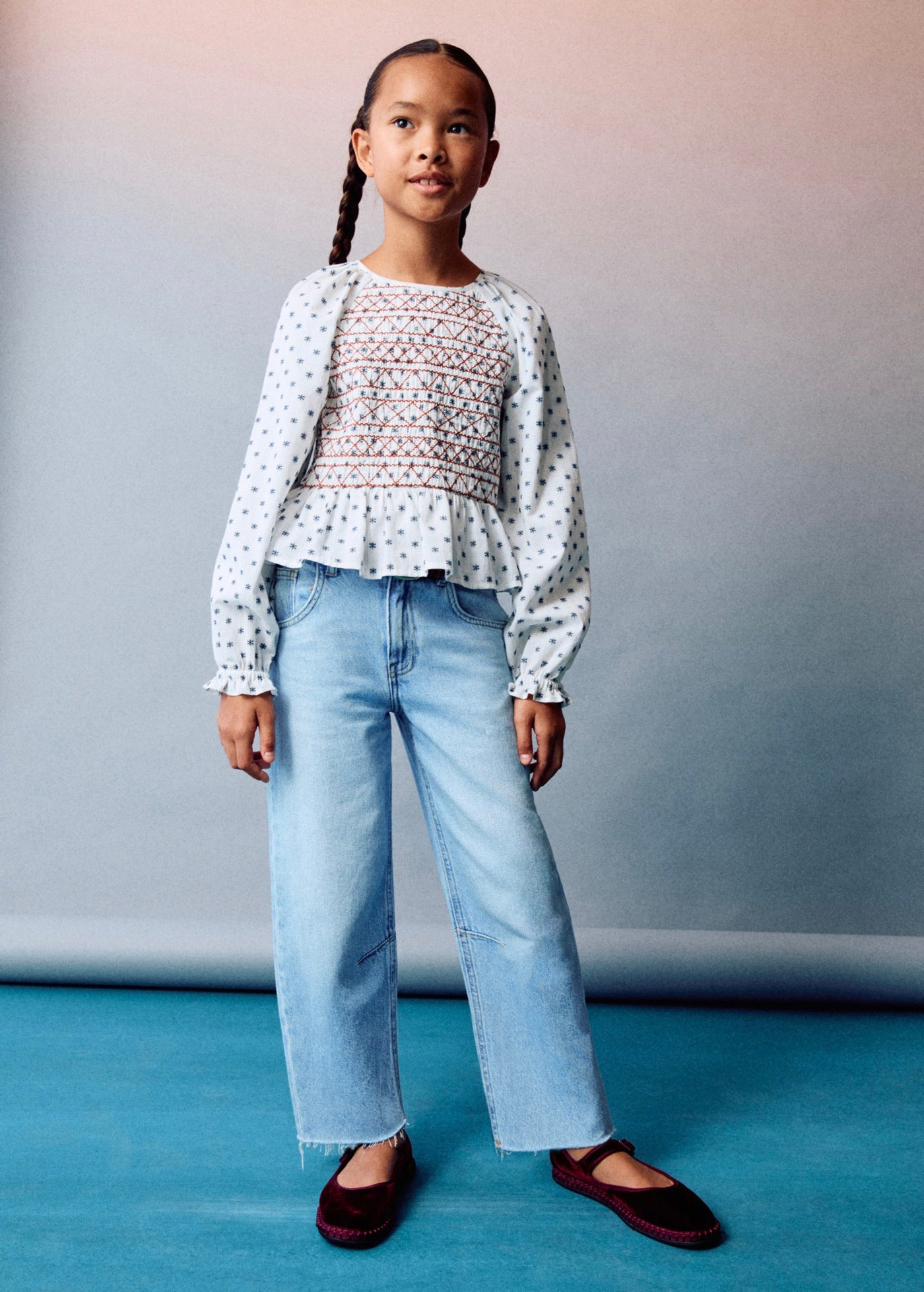 Blusa Silvana Crudo - Niña