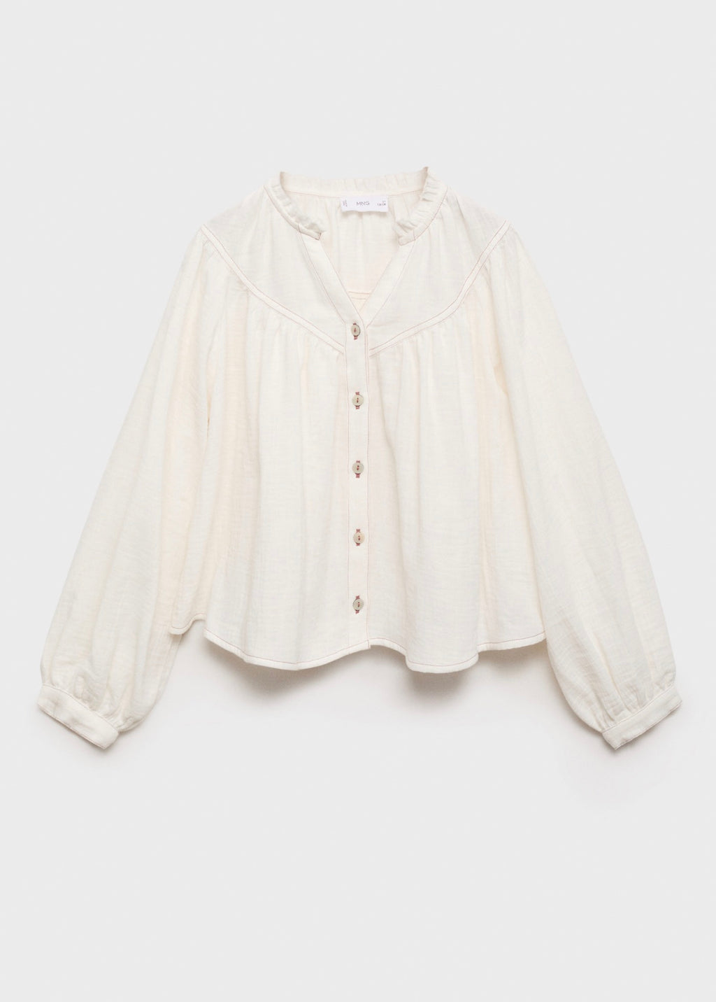 Camisa Alba Crudo - Niña