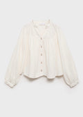 Camisa Alba Crudo - Niña