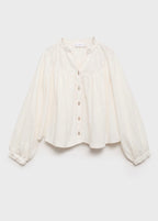 Camisa Alba Crudo - Niña