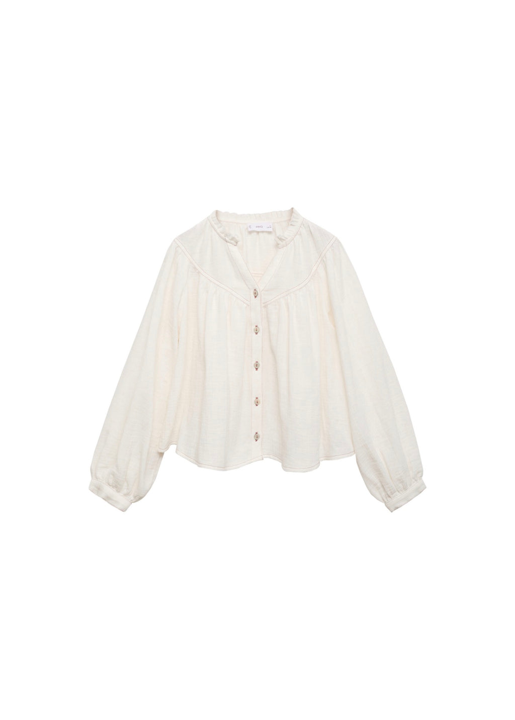 Camisa Alba Crudo - Niña