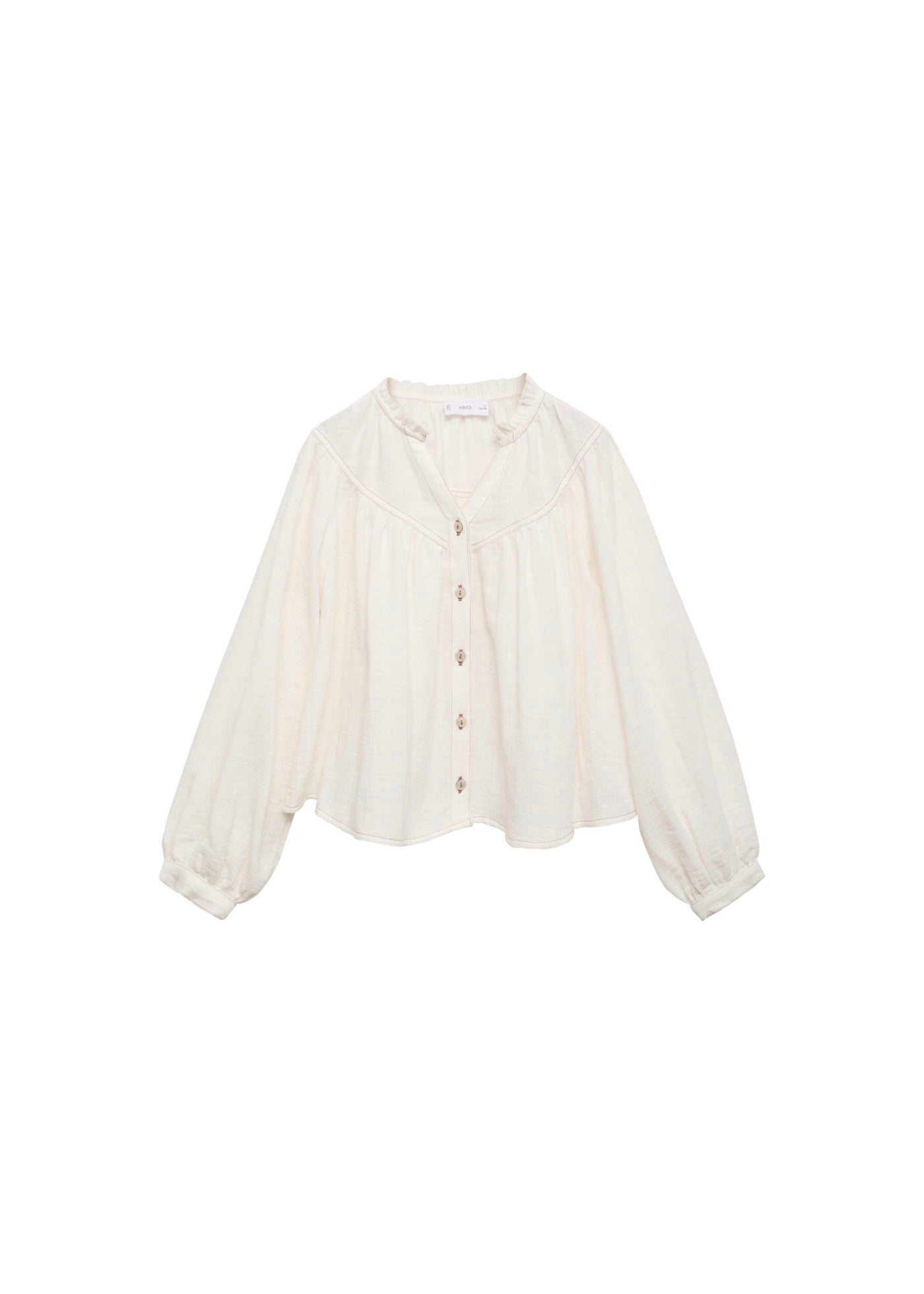 Camisa Alba Crudo - Niña