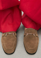 Mocassins En Daim À Boucle