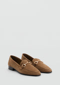 Mocassins En Daim À Boucle