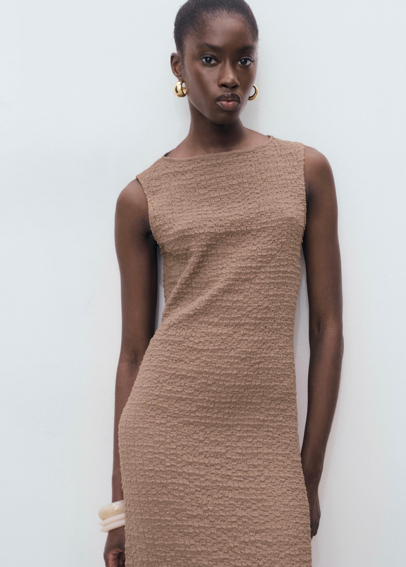 Robe Cintrée Texturée