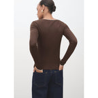 Camiseta Combinada Cuello De Pico