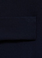 Pull-Over Côtelé Col En V