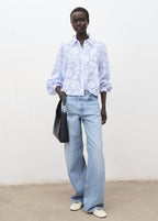 Chemise Rayée Avec Détails Brodés