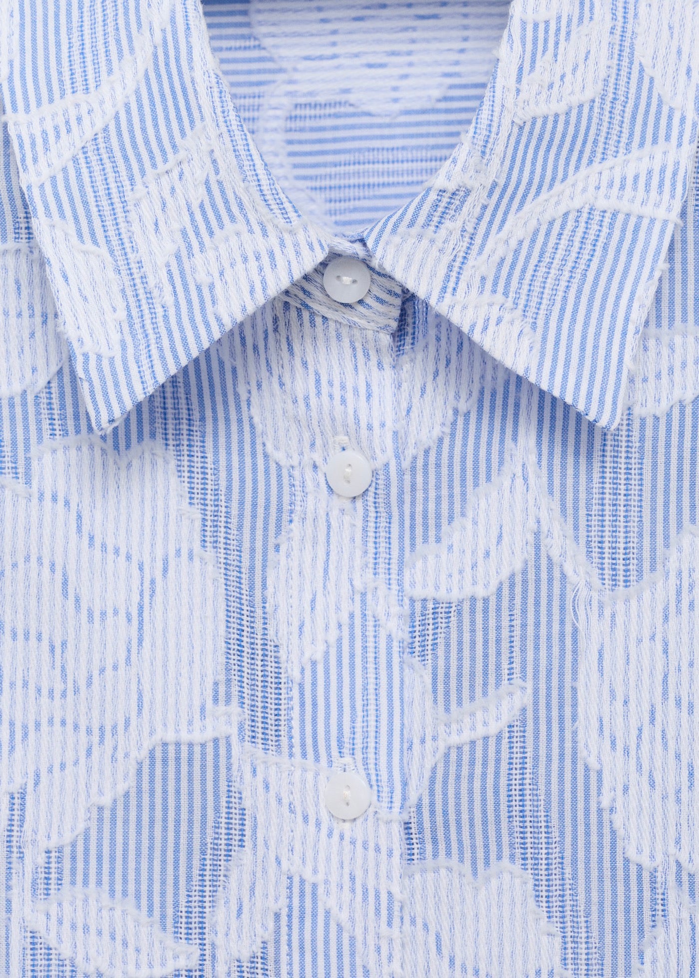 Chemise Rayée Avec Détails Brodés