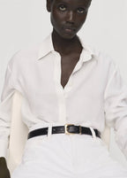 Chemise Lyocell Boutons Dissimulés