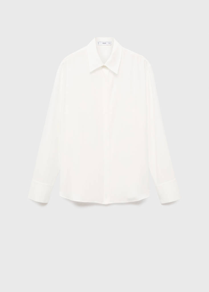 Chemise Lyocell Boutons Dissimulés