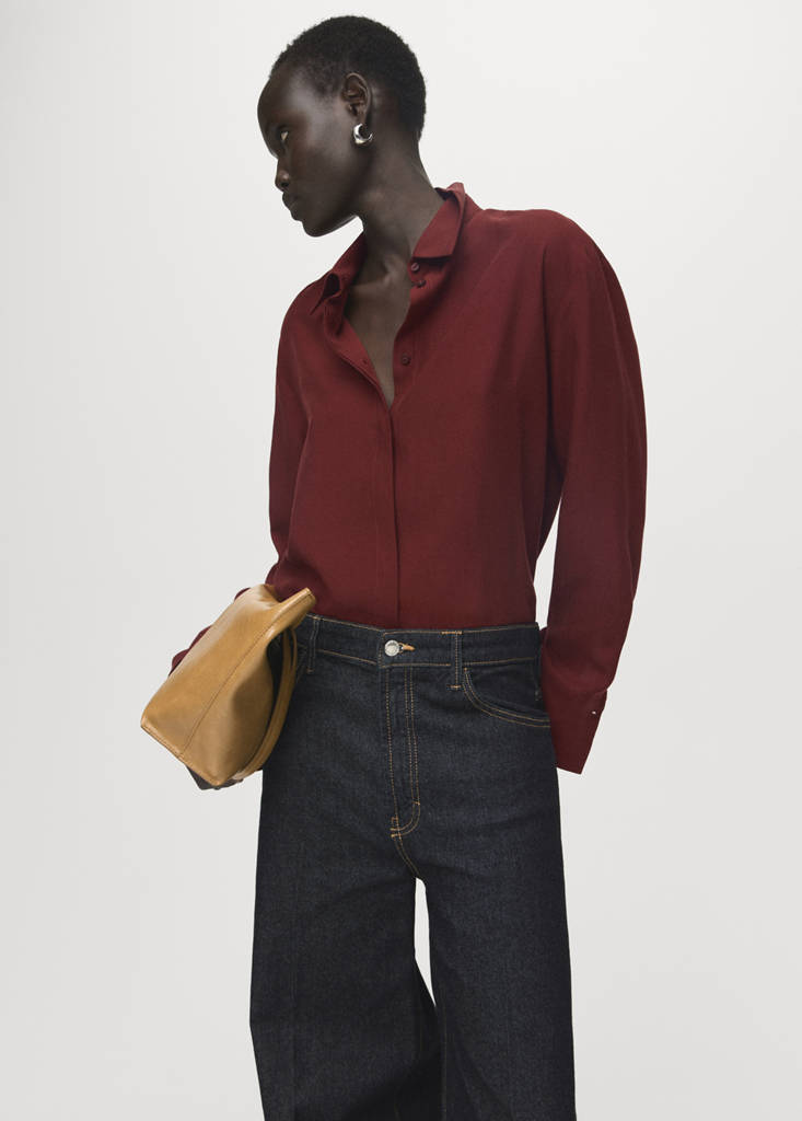 Chemise Lyocell Boutons Dissimulés
