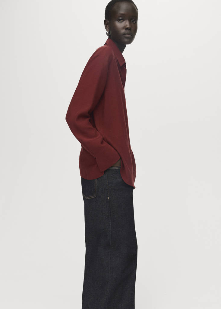 Chemise Lyocell Boutons Dissimulés