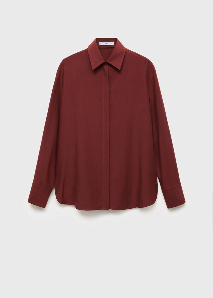 Chemise Lyocell Boutons Dissimulés
