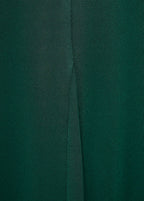 Robe À Godets Et Col Cheminée