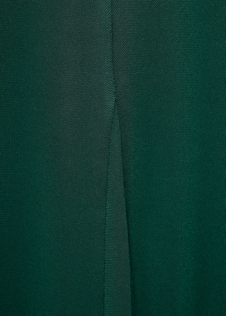 Robe À Godets Et Col Cheminée