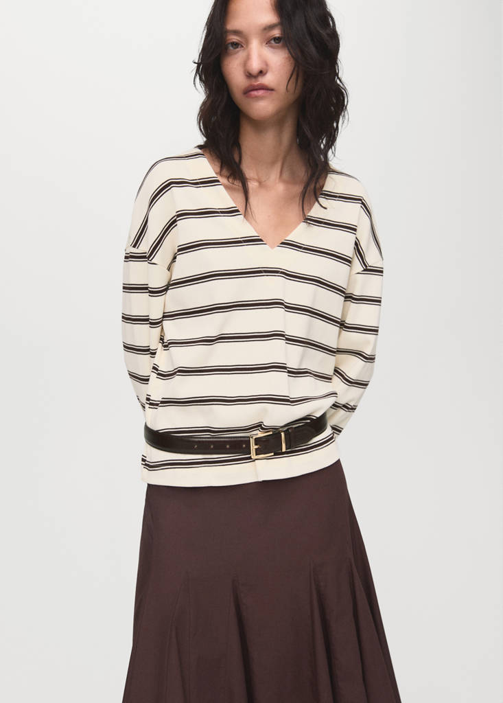 Striped Cotton Sweatshirt