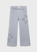 Pantalon Patch Bleu - Fille
