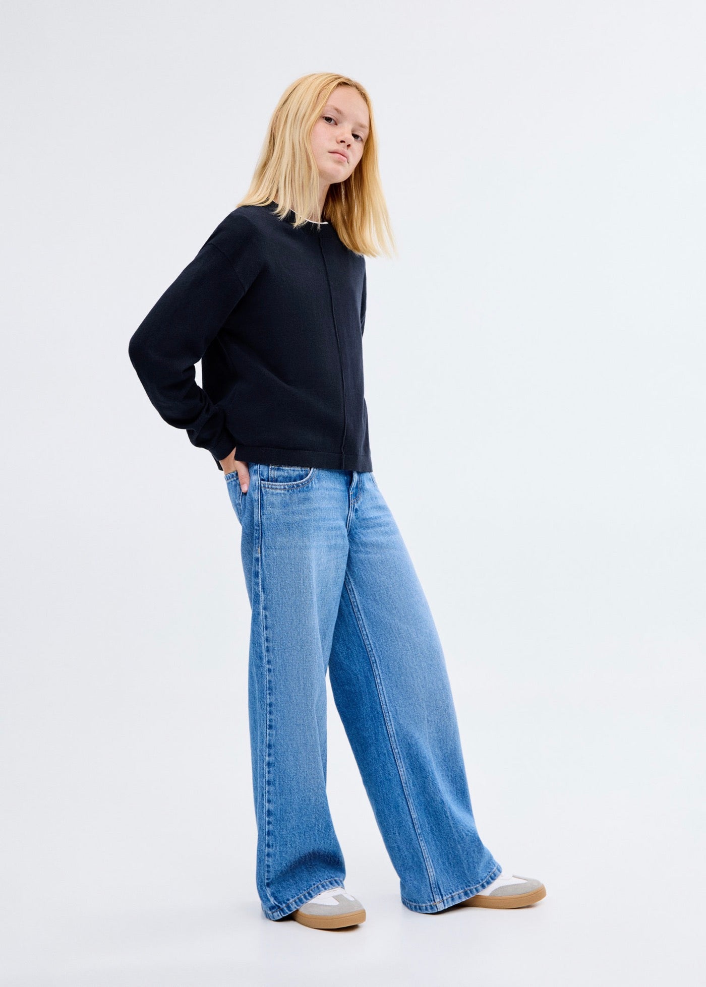 Pull Pip Bleu Marine - Fille