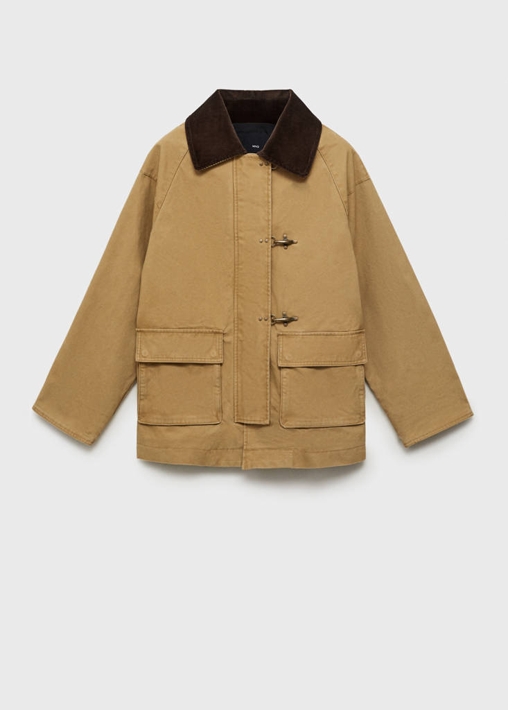 Parka Oversize Col Contrasté