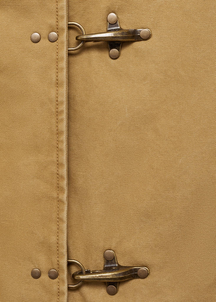 Parka Oversize Col Contrasté