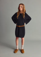 Vestido Saski Azul Marino - Niña