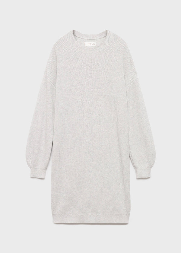 Vestido Saski Gris Claro Jaspeado - Niña