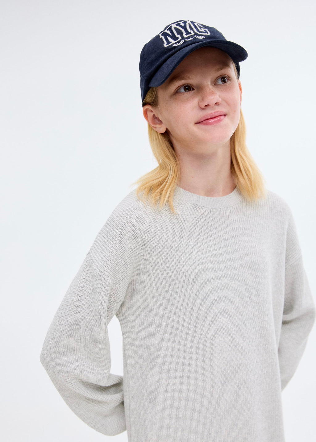 Robe Saski Gris Clair Chiné - Fille