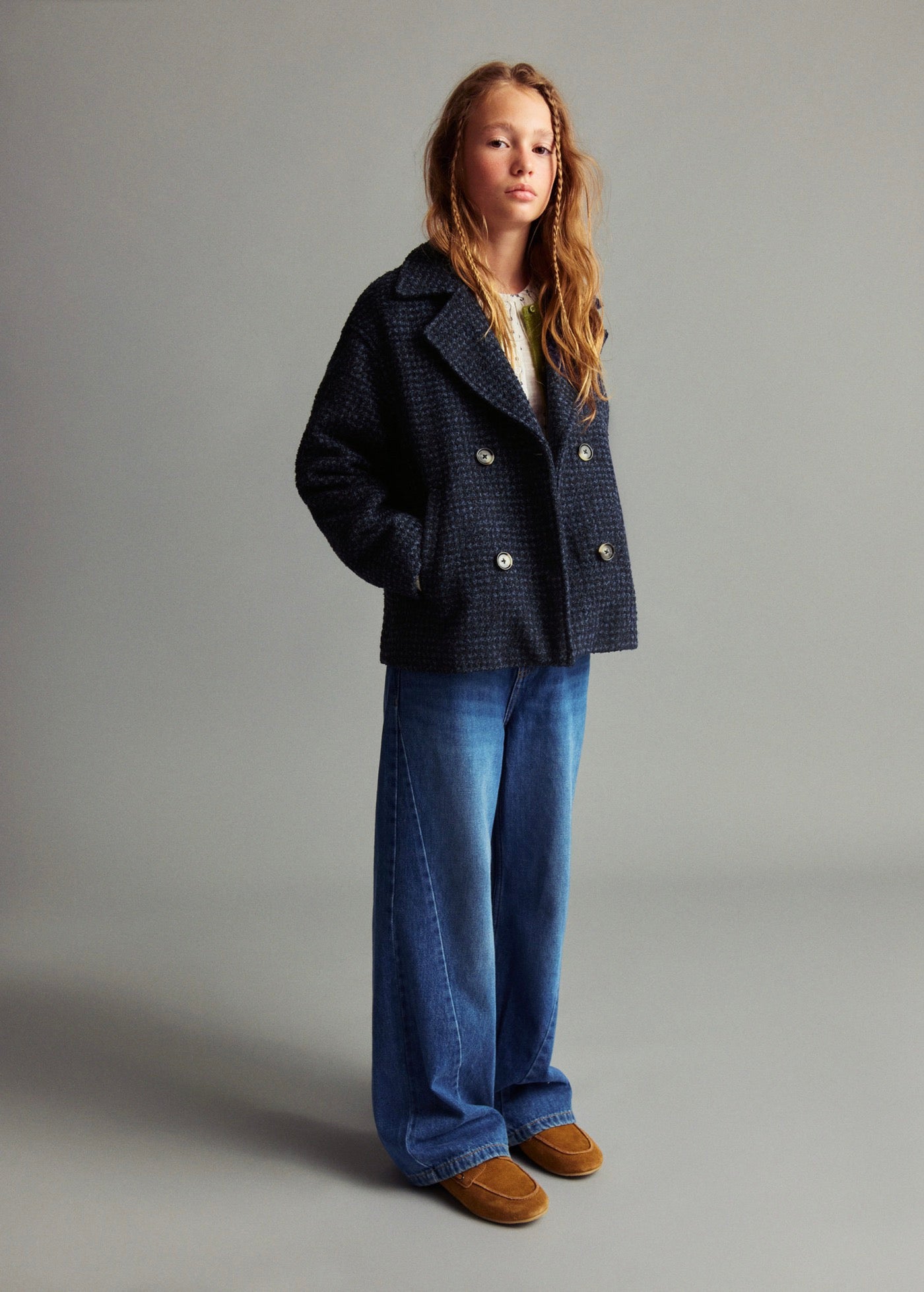 Jean Belted Azul Marino - Niña