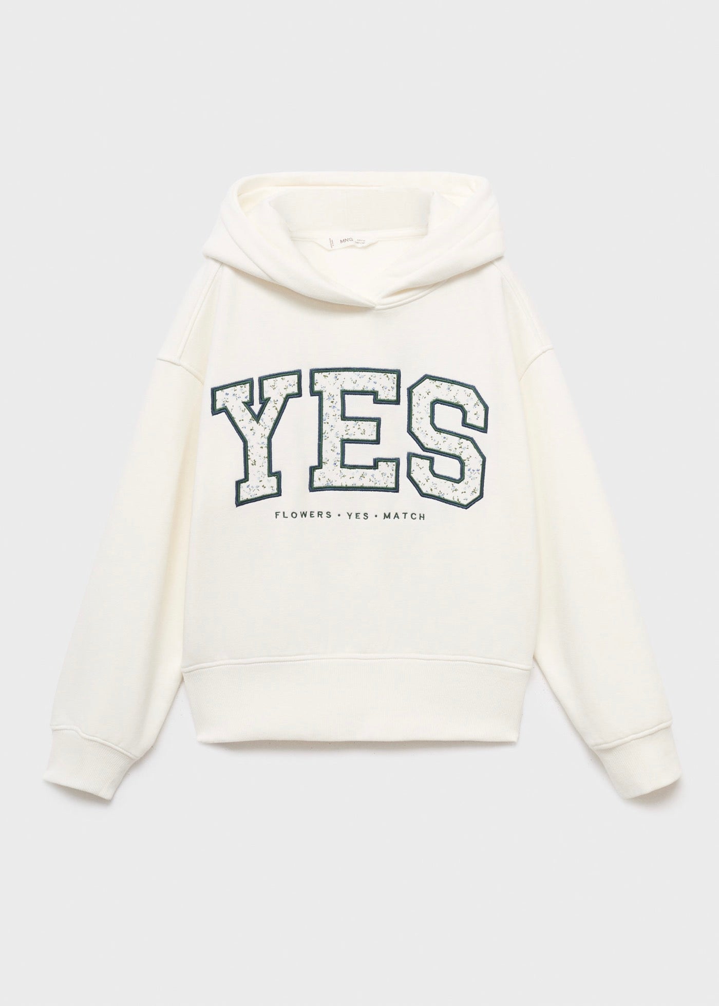 Sweat Yes Blanc Cassé - Fille