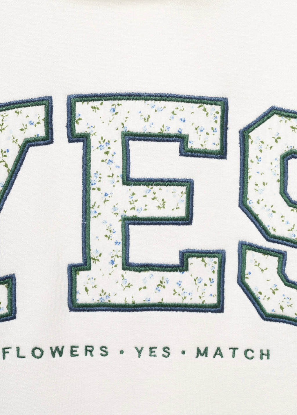 Sweat Yes Blanc Cassé - Fille